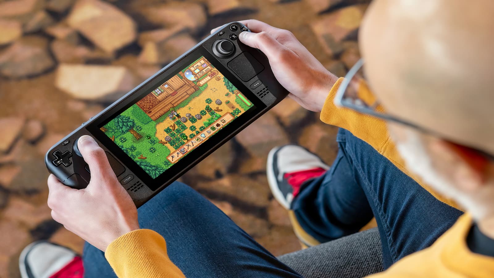 Steam Deck OLED makes being cozy while playing even better