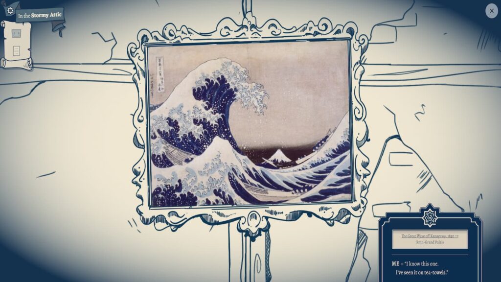 The Great Wave, as depicted in The Forever Labyrinth.
