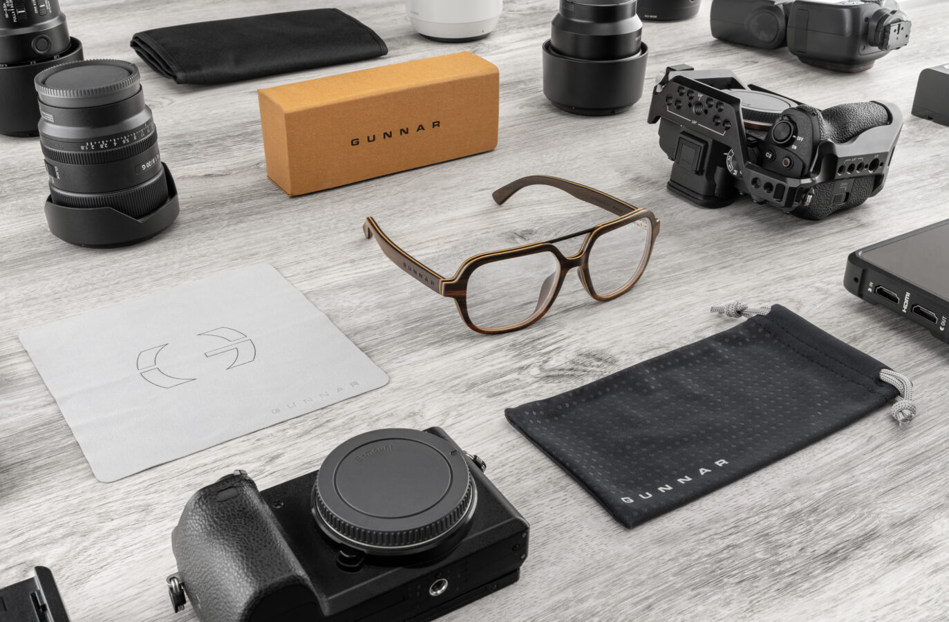 GUNNAR reveals 1st Clear Pro lenses and new wooden Arbor Collection frames