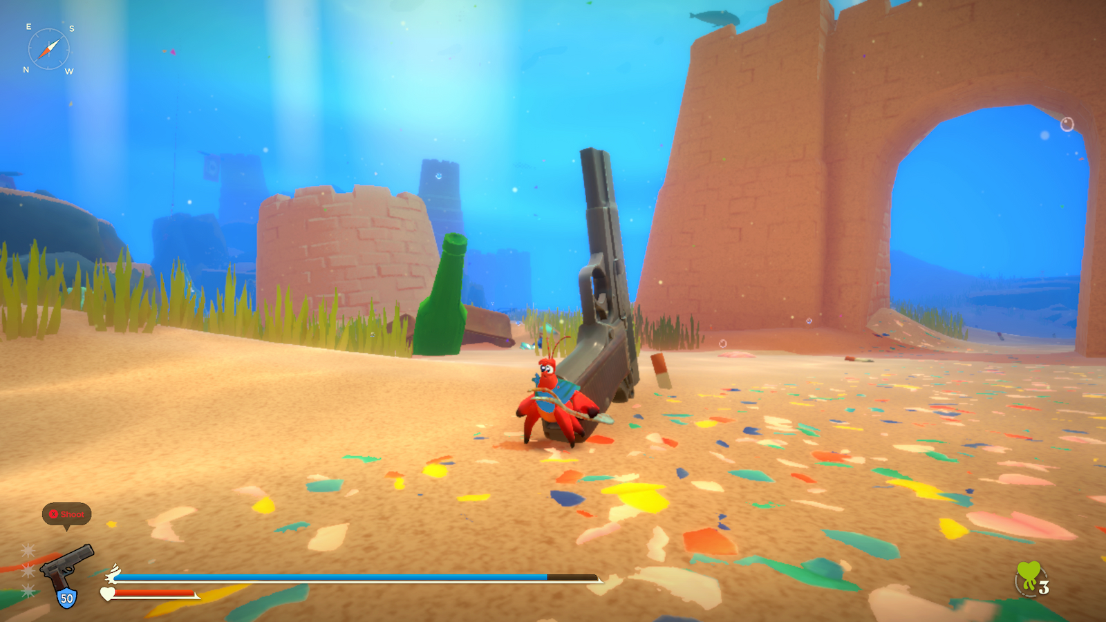 Another Crab’s Treasure: How to change assist mode settings and unlock the gun