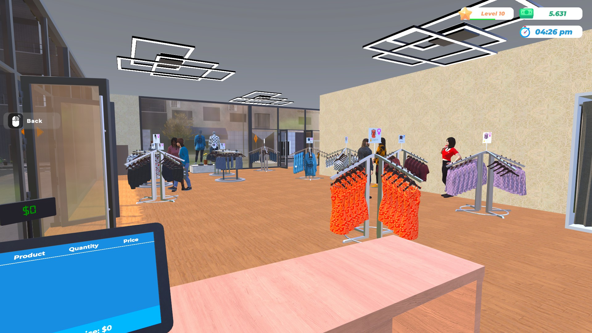 Preview: Clothing Store Simulator is all of the excitement of owning a store without the real-world ick