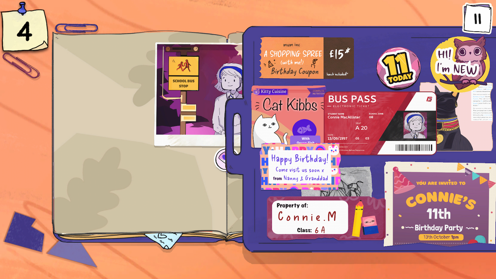Demo: Pieced Together will be a heartfelt story told one glued ephemera at a time