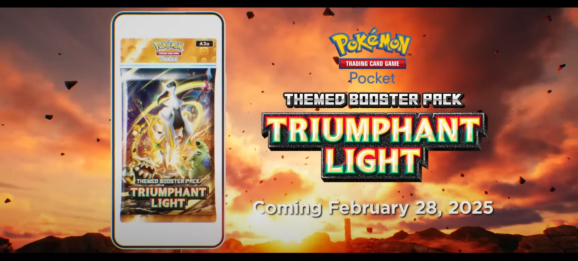 Pokémon TCG Pocket: Triumphant Light set coming tomorrow