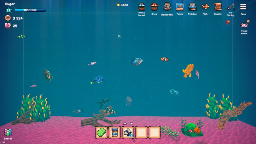 Tiny Aquarium: Social Fishkeeping