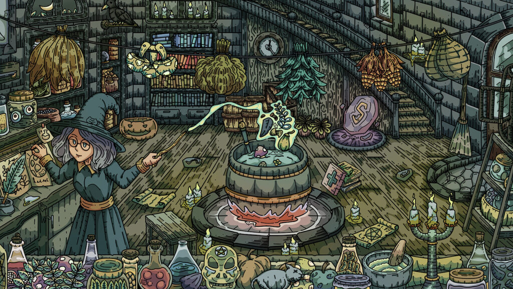 100 Witch Cats - Cozy Games