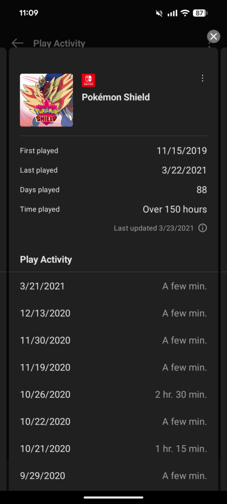 Nintendo Store app / Play Activity / Nintendo