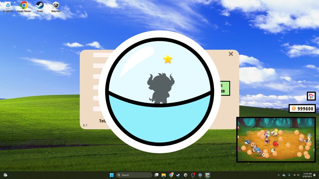 Gachamon - cozy game